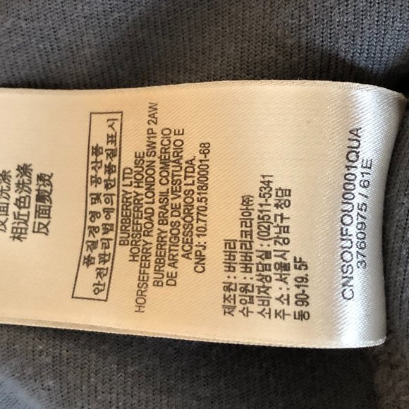 Burberry Brit | Velour Gray Hoodie (Size Medium) - Picture 7 of 11